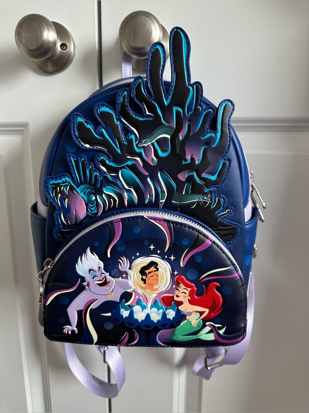 NWT Loungefly The Little Mermaid Ursula’s Lair Glow in the Dark Backpack
